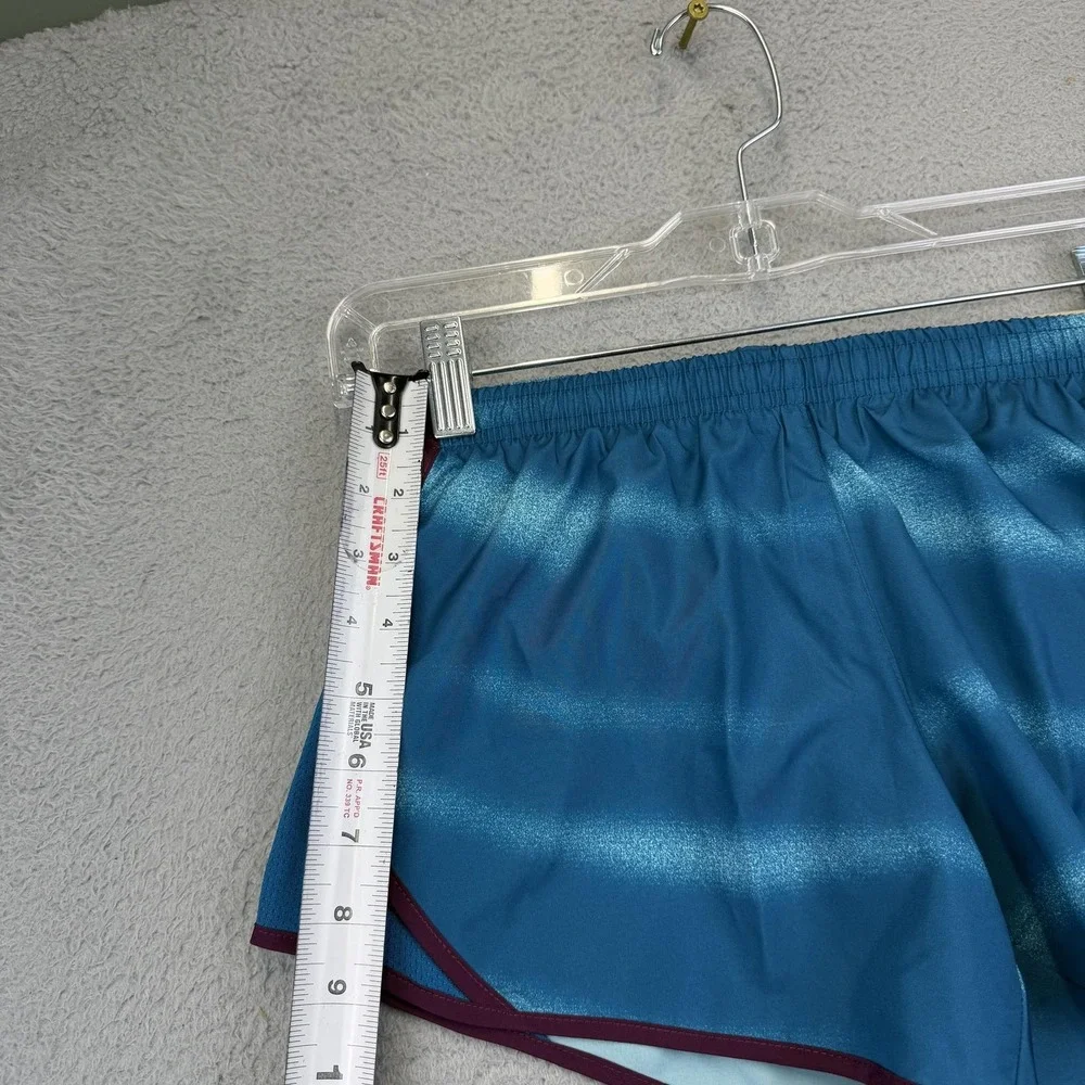 Nike Shorts Kids Medium Blue Stripe Dri-FIT‎ Running Training 3.5